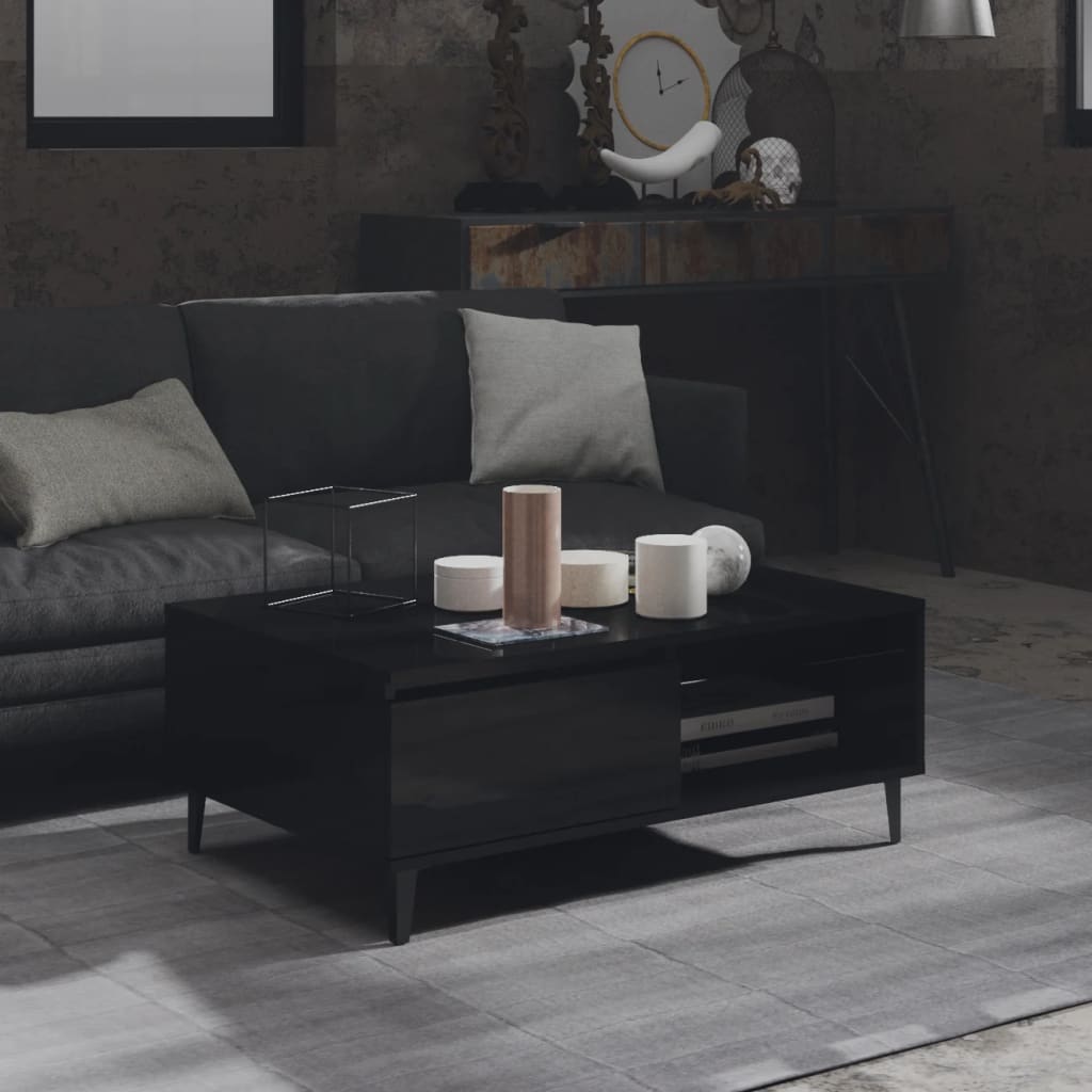 Salontafel 90X60X35 Cm Bewerkt Hout