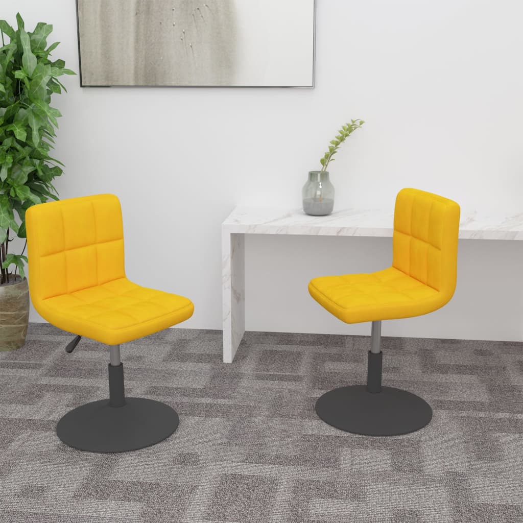 Eetkamerstoelen Draaibaar Fluweel