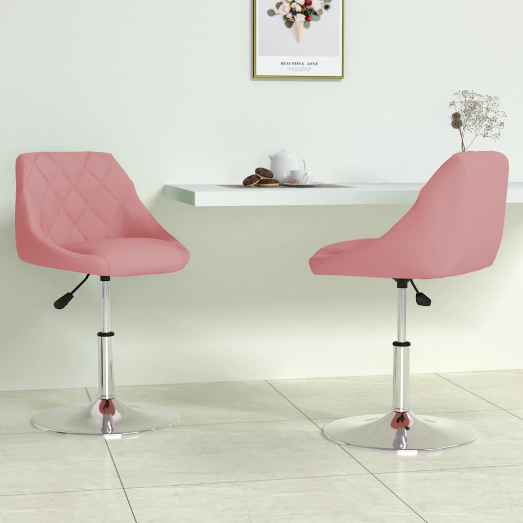 Eetkamerstoelen Draaibaar Fluweel