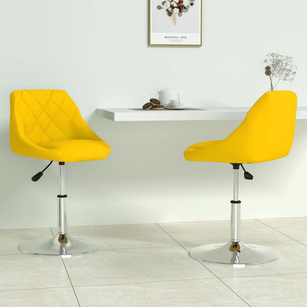 Eetkamerstoelen Draaibaar Fluweel