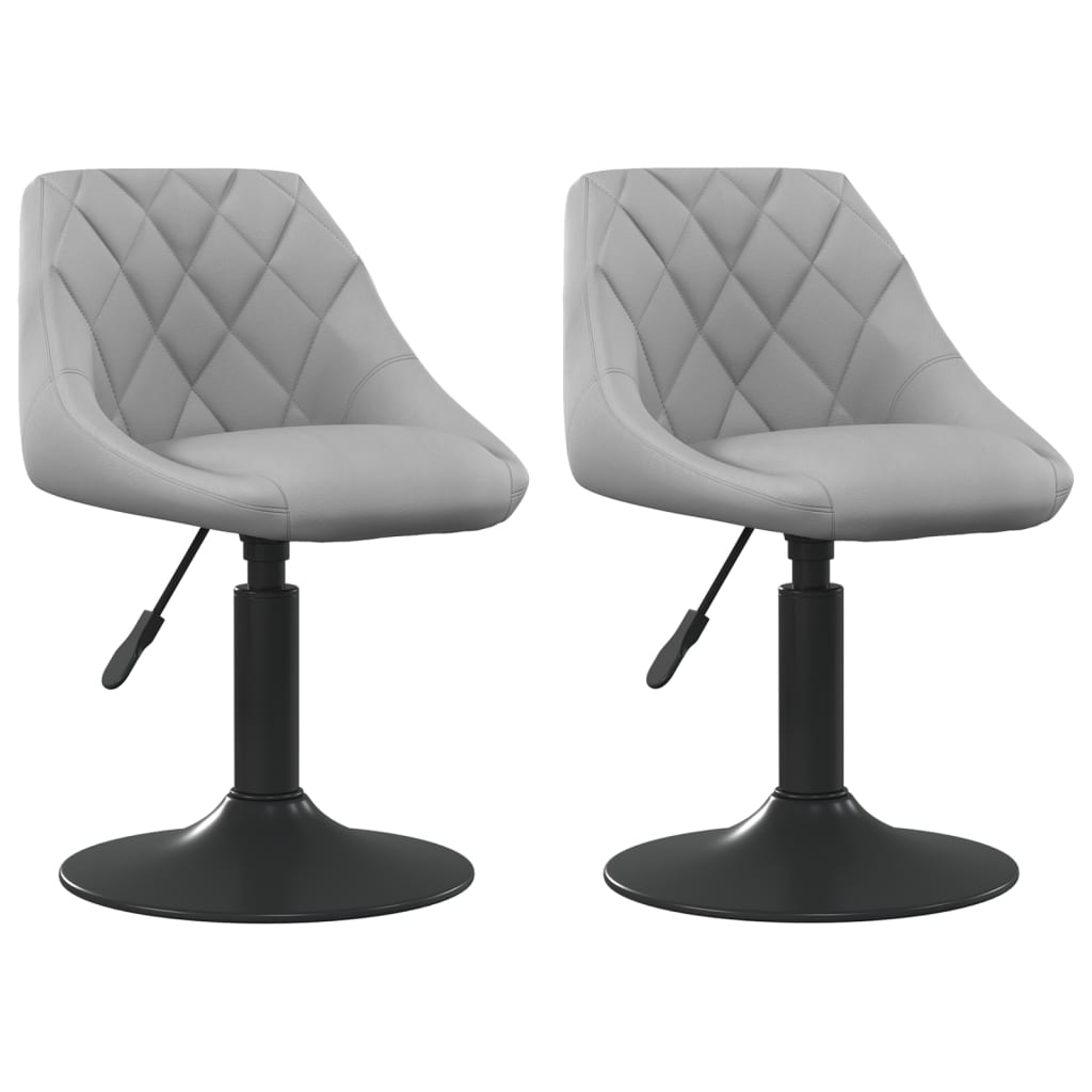 Eetkamerstoelen Draaibaar Fluweel