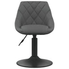 Eetkamerstoelen Draaibaar Fluweel