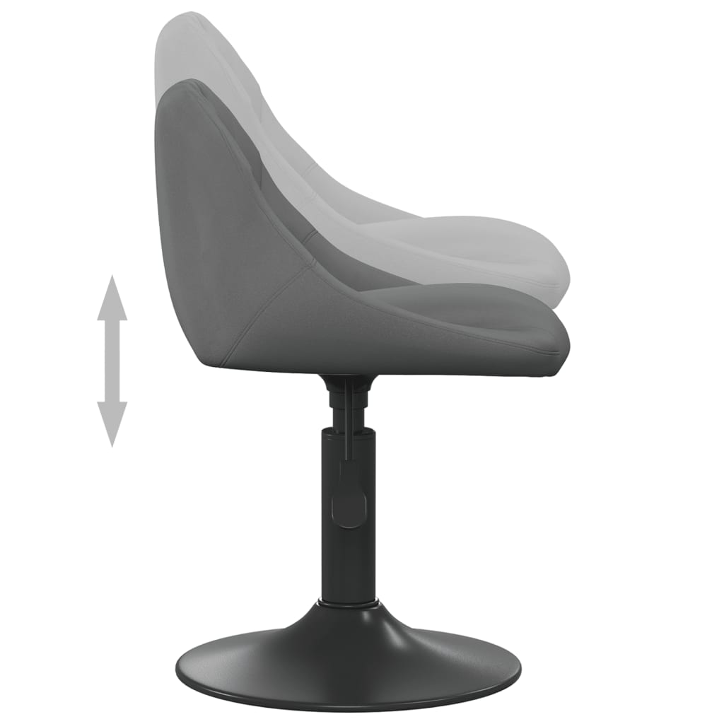 Eetkamerstoelen Draaibaar Fluweel