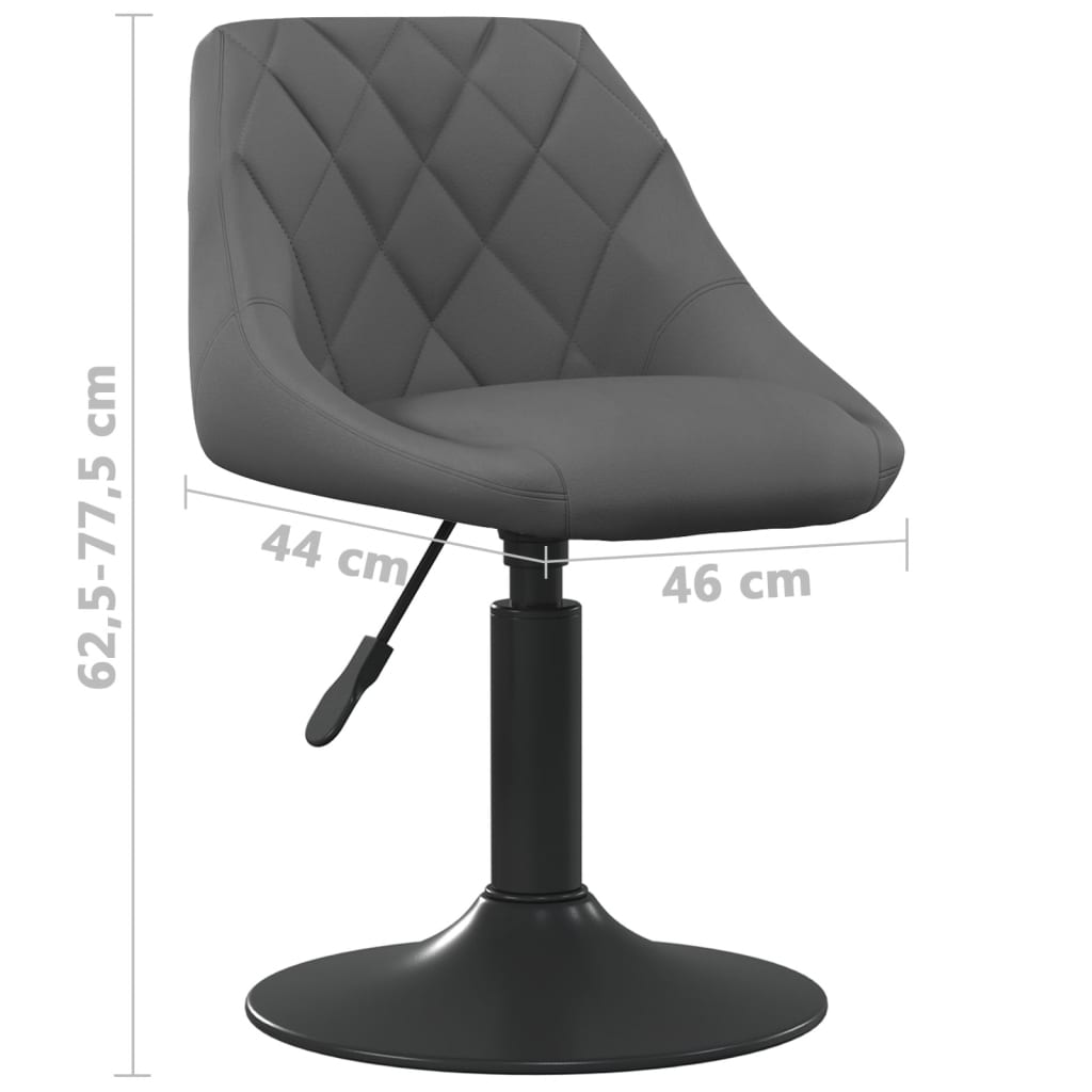 Eetkamerstoelen Draaibaar Fluweel