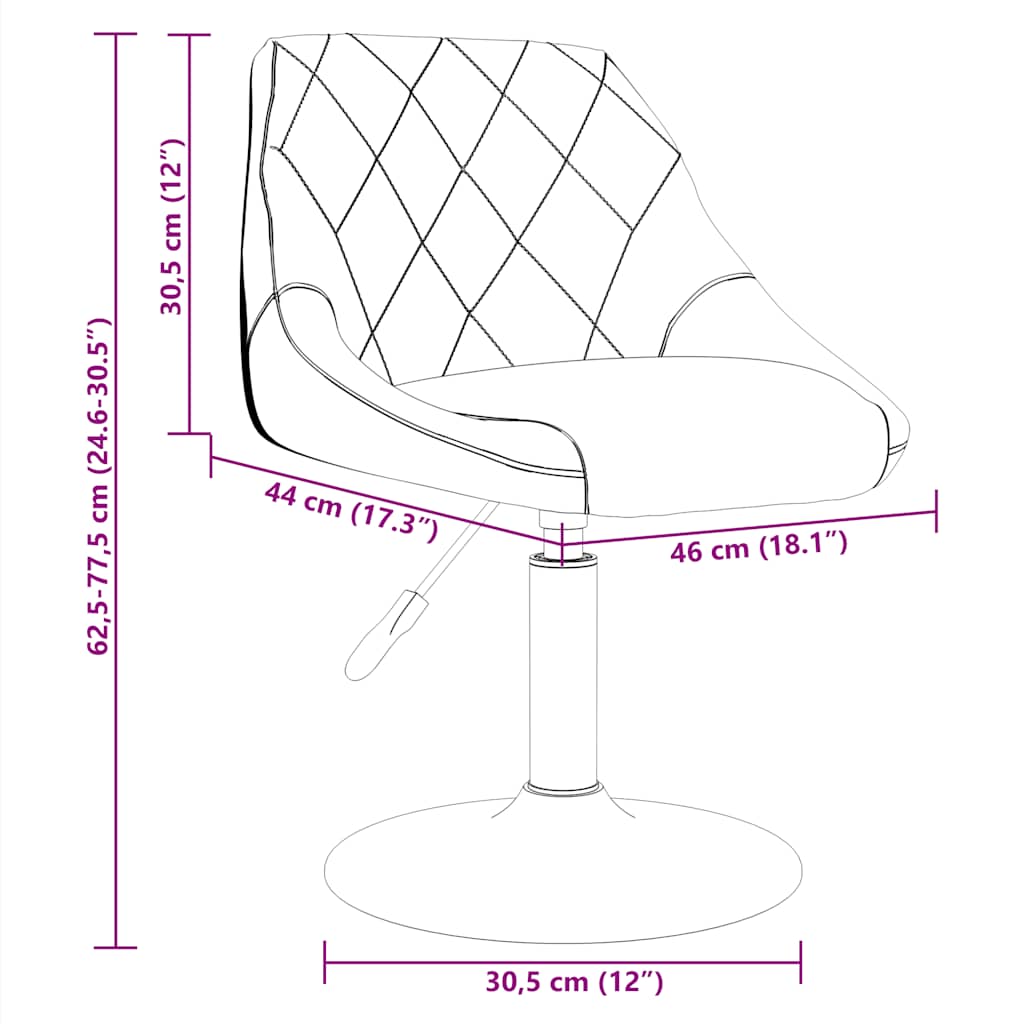 Eetkamerstoelen Draaibaar Fluweel