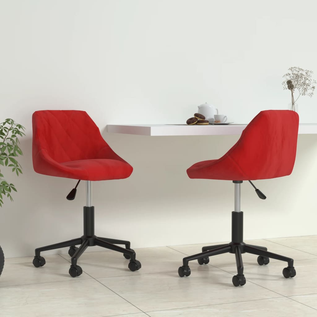 Eetkamerstoelen Draaibaar Fluweel