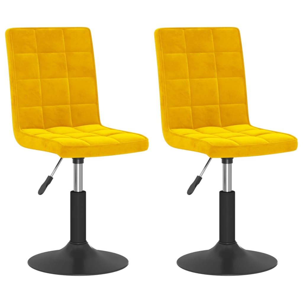 Eetkamerstoelen Draaibaar Fluweel