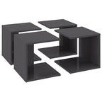 Salontafels 33X33X33 Cm Bewerkt Hout