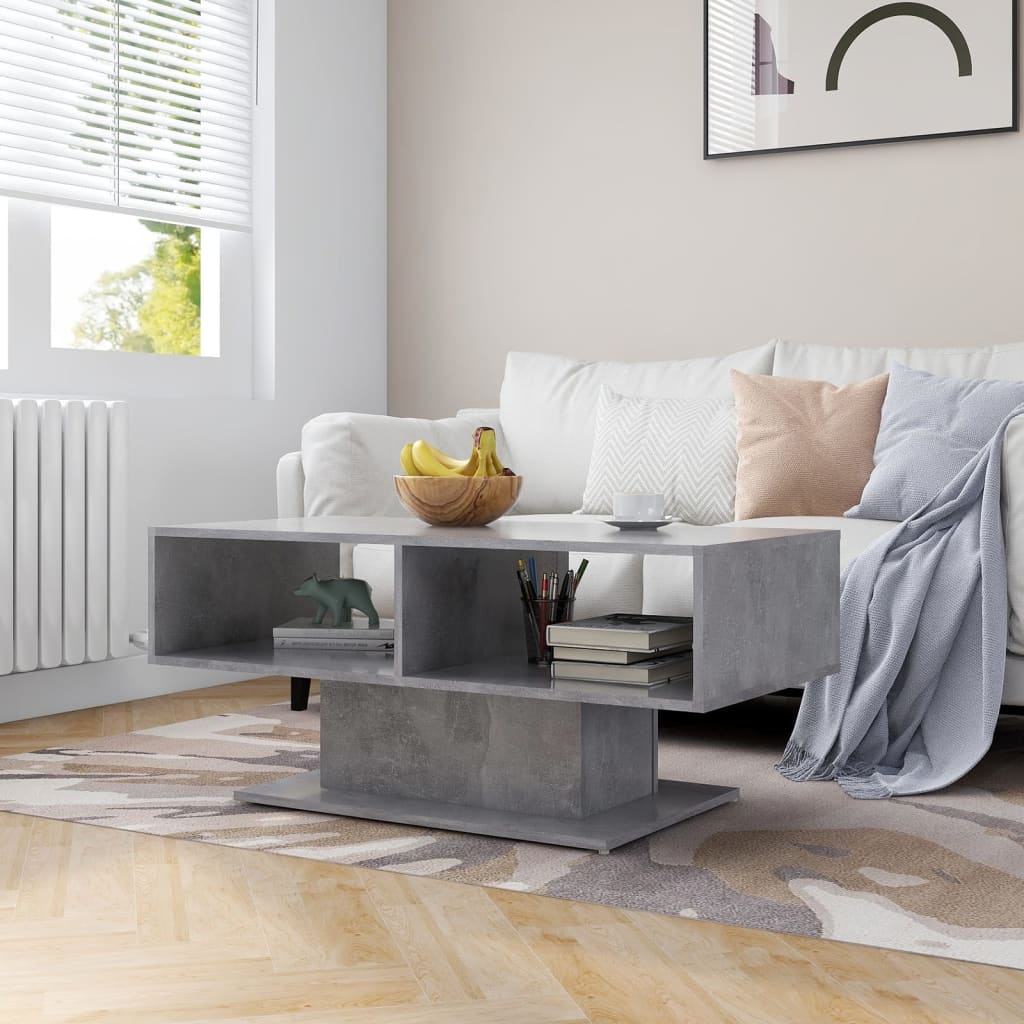 Salontafel 103,5X50X44,5 Cm Bewerkt Hout Kleurig