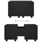 Salontafel 60X60X38 Cm Bewerkt Hour