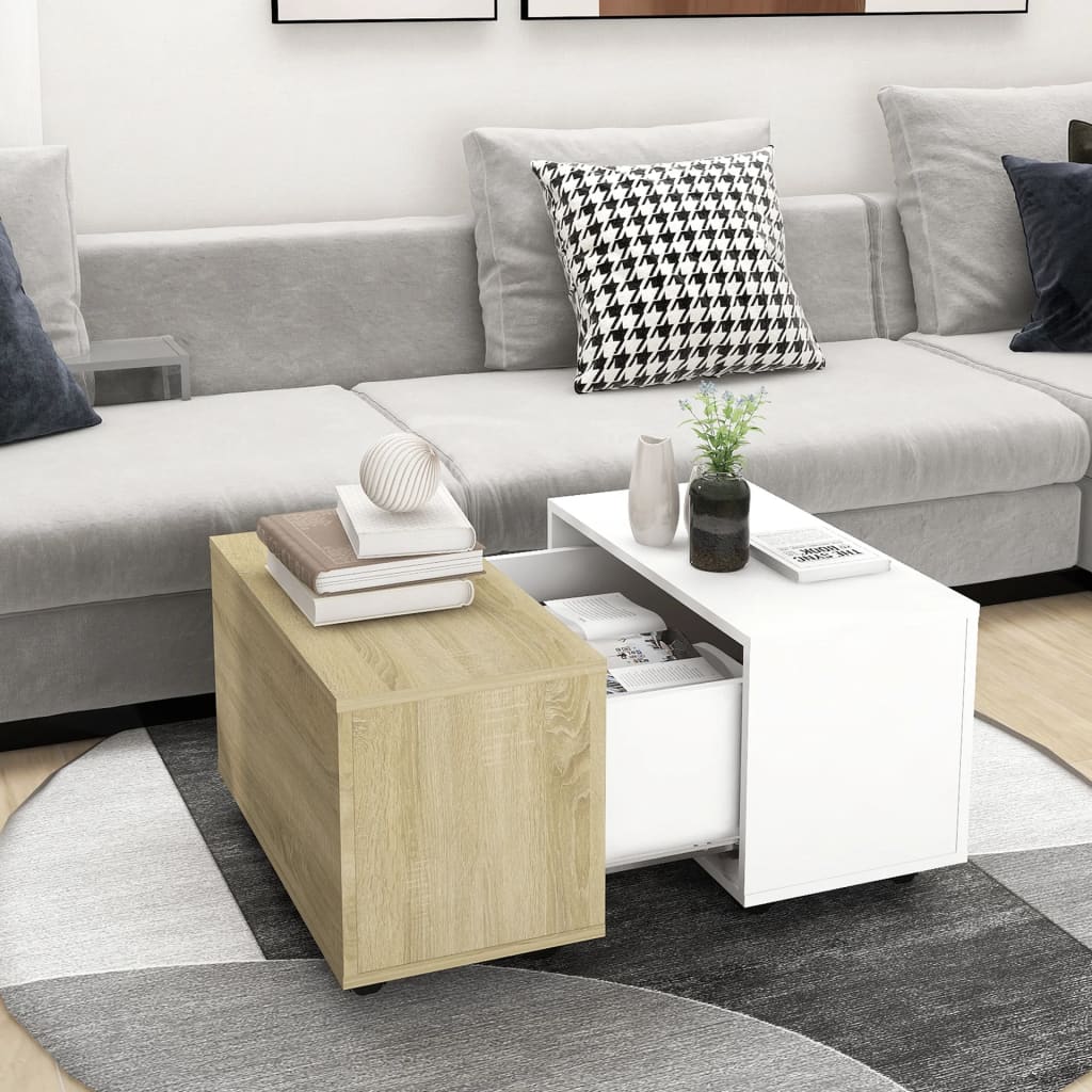 Salontafel 60X60X38 Cm Bewerkt Hour