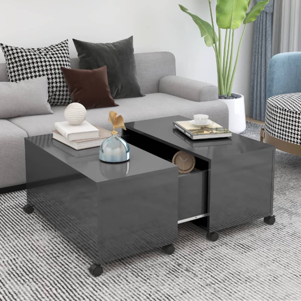 Salontafel 75X75X38 Cm Bewerkt Hout