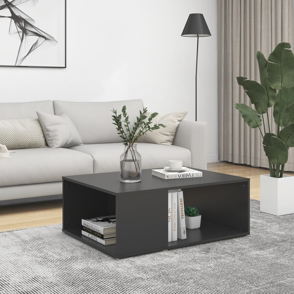 Salontafel 90X67X33 Cm Bewerkt Hout
