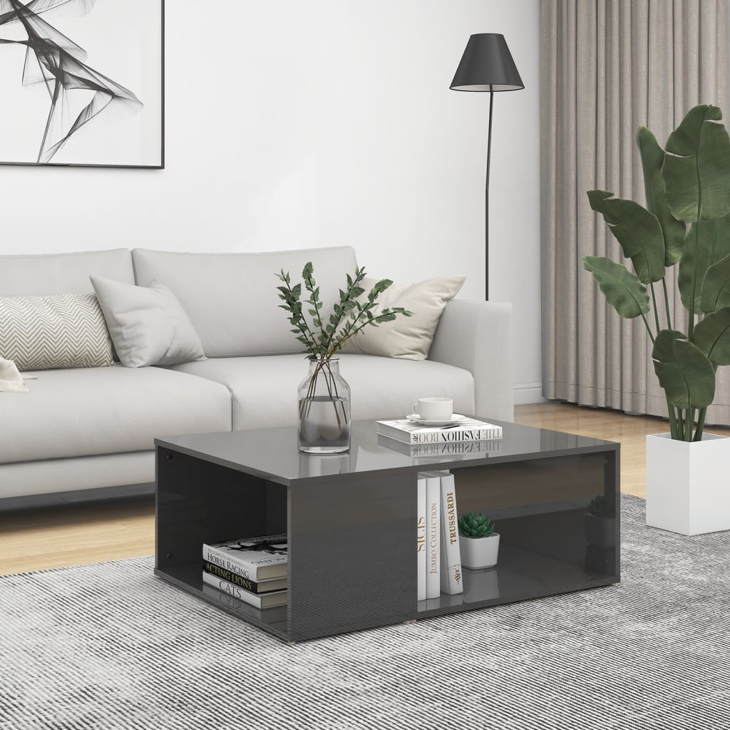 Salontafel 90X67X33 Cm Bewerkt Hout