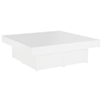 Salontafel 90X90X28 Cm Bewerkt Hout