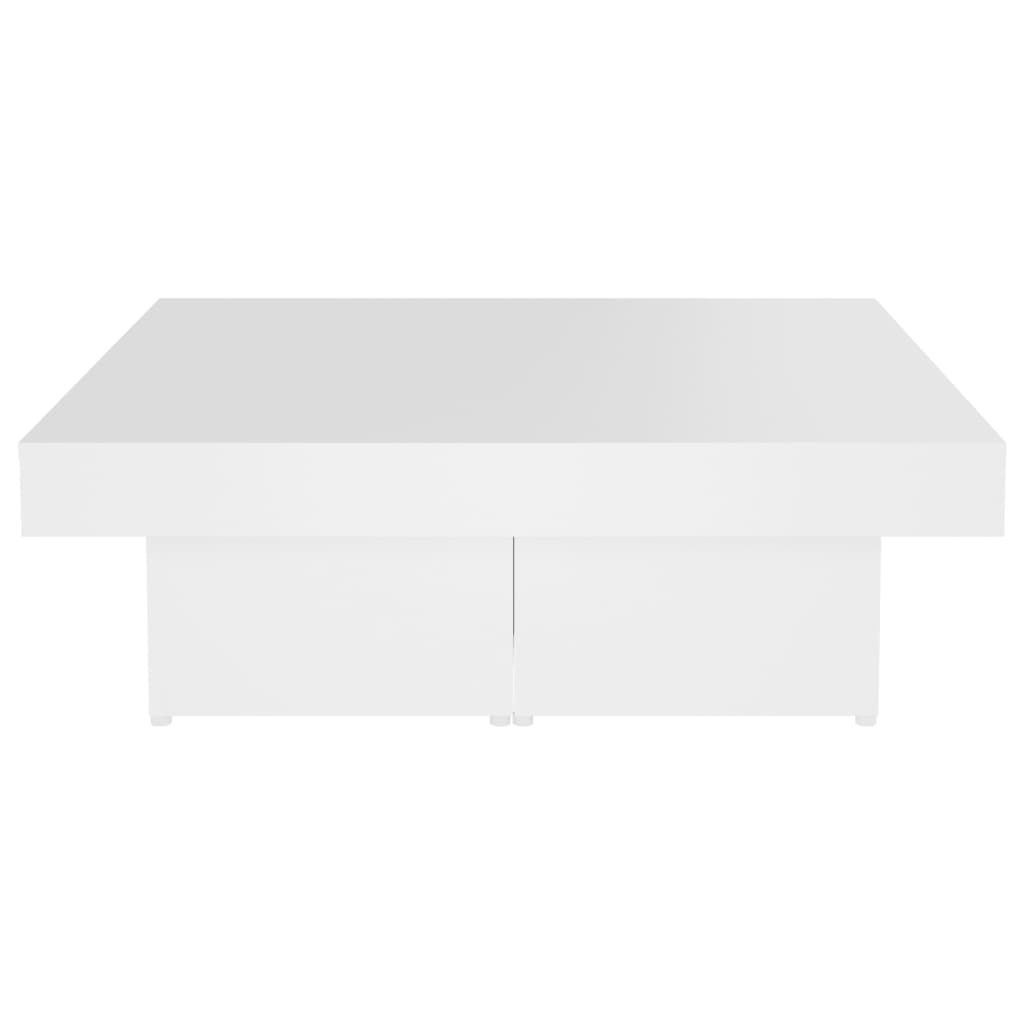 Salontafel 90X90X28 Cm Bewerkt Hout