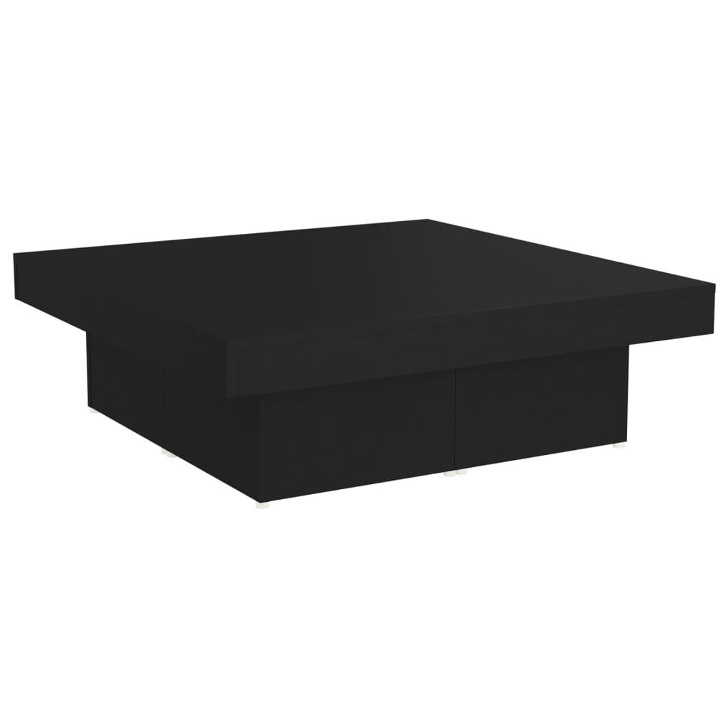 Salontafel 90X90X28 Cm Bewerkt Hout