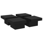 Salontafel 90X90X28 Cm Bewerkt Hout