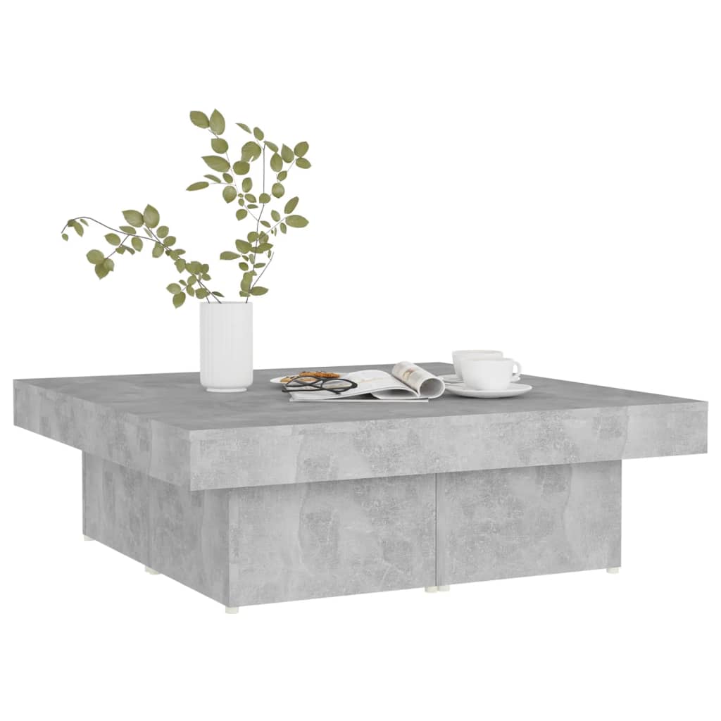 Salontafel 90X90X28 Cm Bewerkt Hout