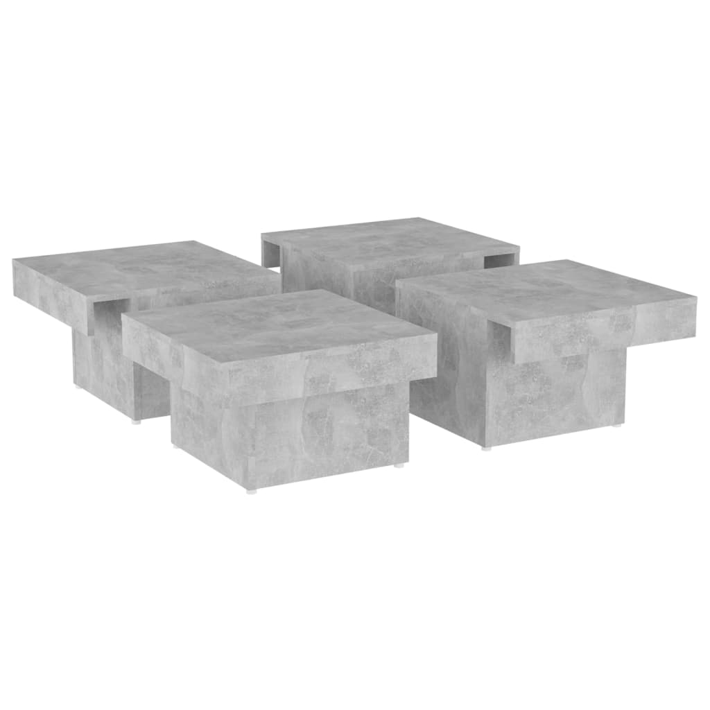 Salontafel 90X90X28 Cm Bewerkt Hout