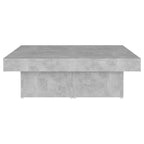 Salontafel 90X90X28 Cm Bewerkt Hout