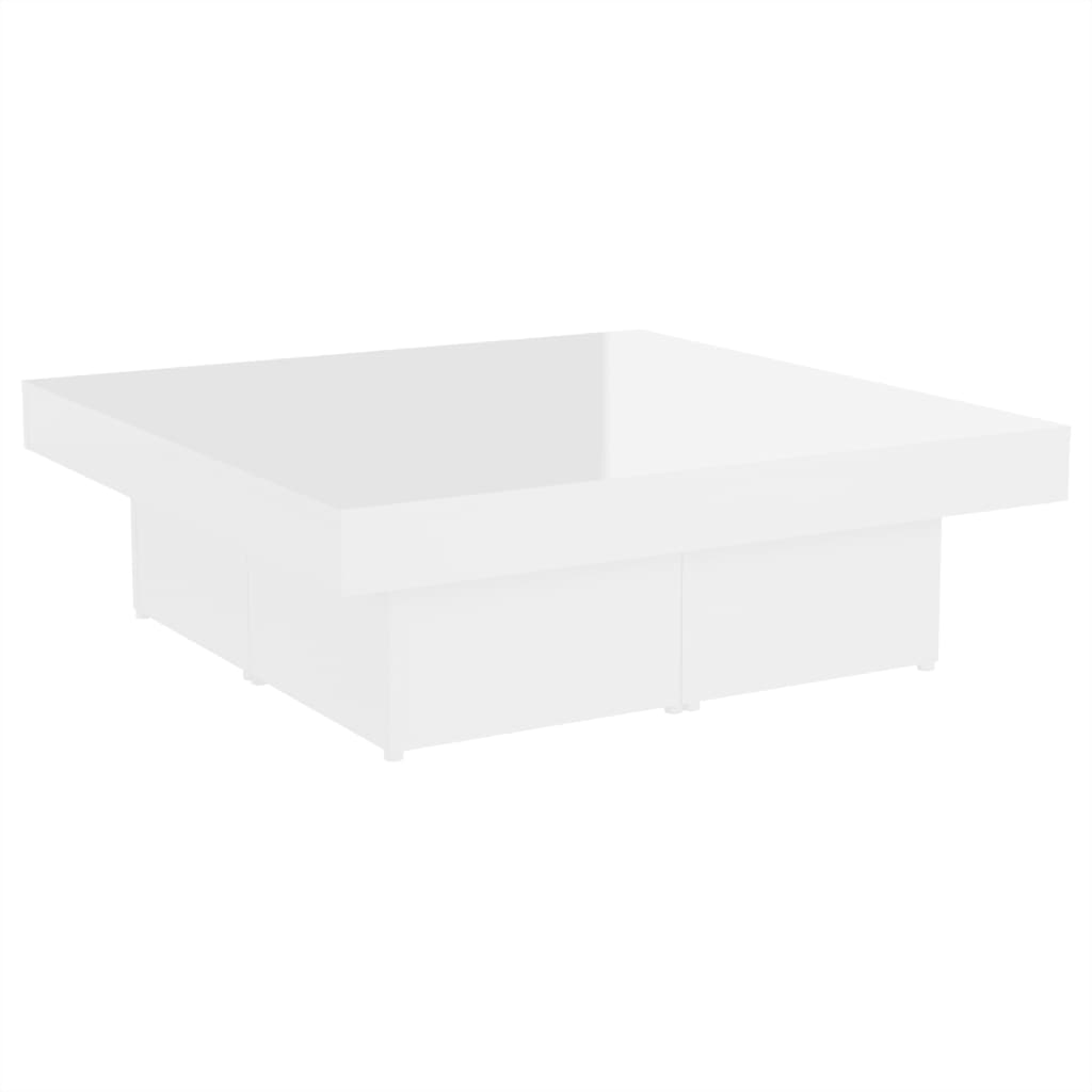 Salontafel 90X90X28 Cm Bewerkt Hout