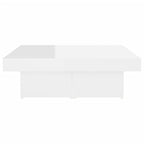 Salontafel 90X90X28 Cm Bewerkt Hout
