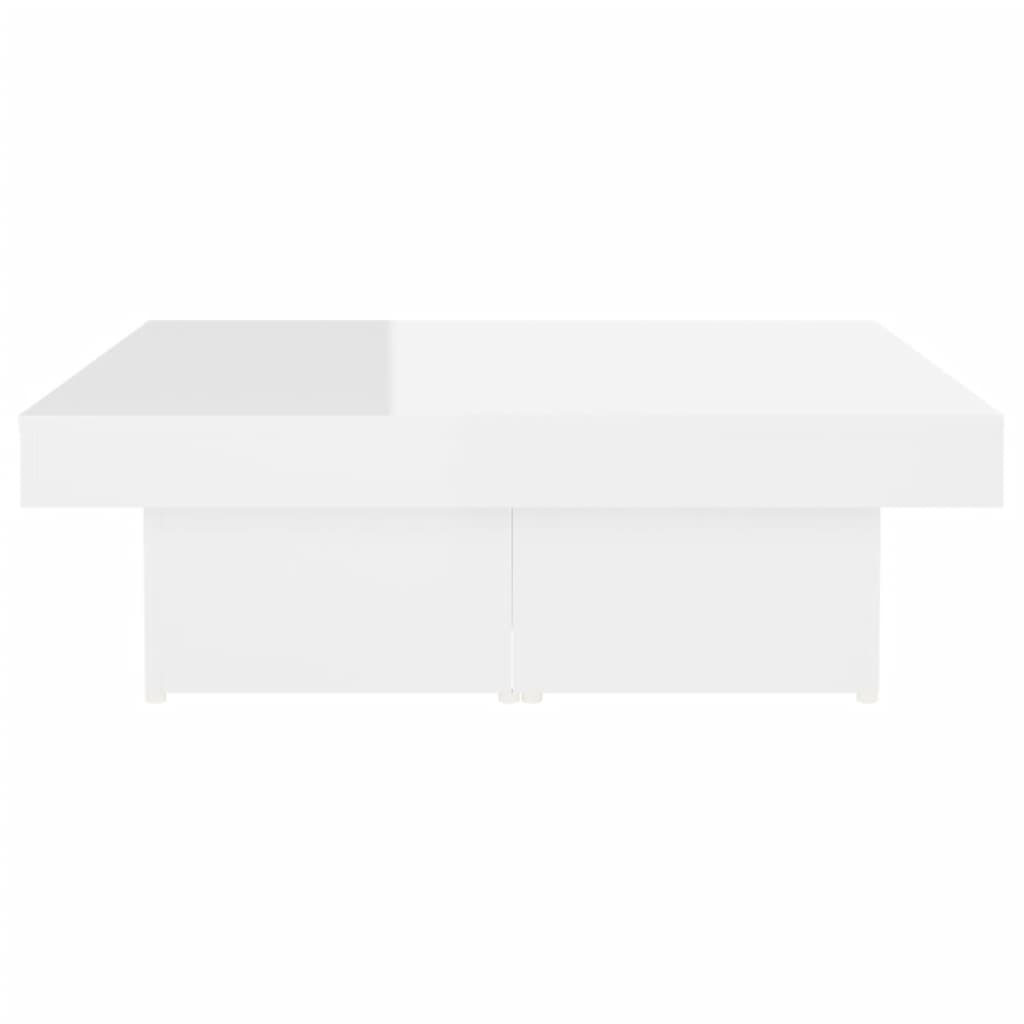 Salontafel 90X90X28 Cm Bewerkt Hout