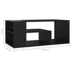 Salontafel 100X50X40 Cm Bewerkt Hout
