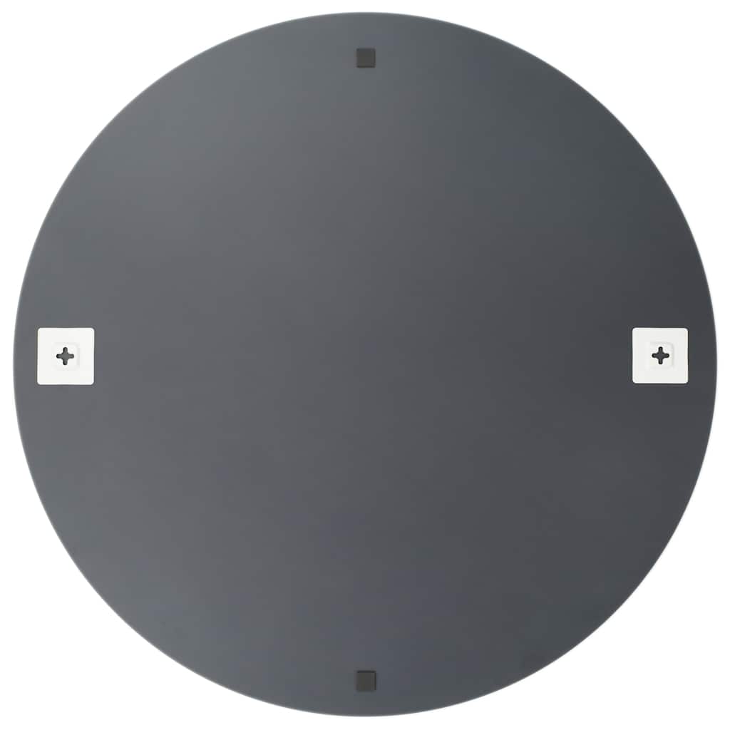 Wandspiegel Met Led-Lampen Rond Glas