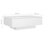 Salontafel Bewerkt Hout