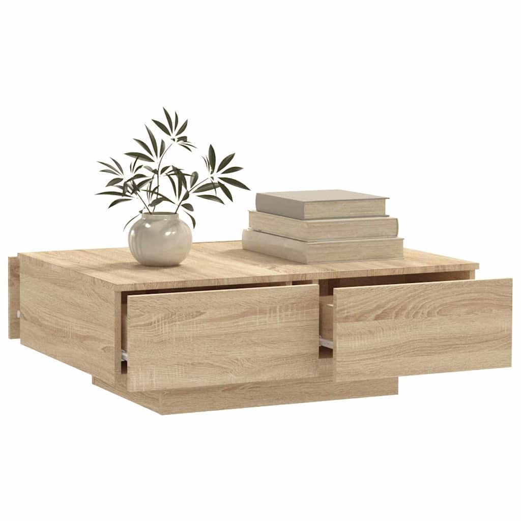 Salontafel Bewerkt Hout Kleurig