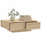Salontafel Bewerkt Hout Kleurig