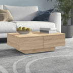 Salontafel Bewerkt Hout Kleurig