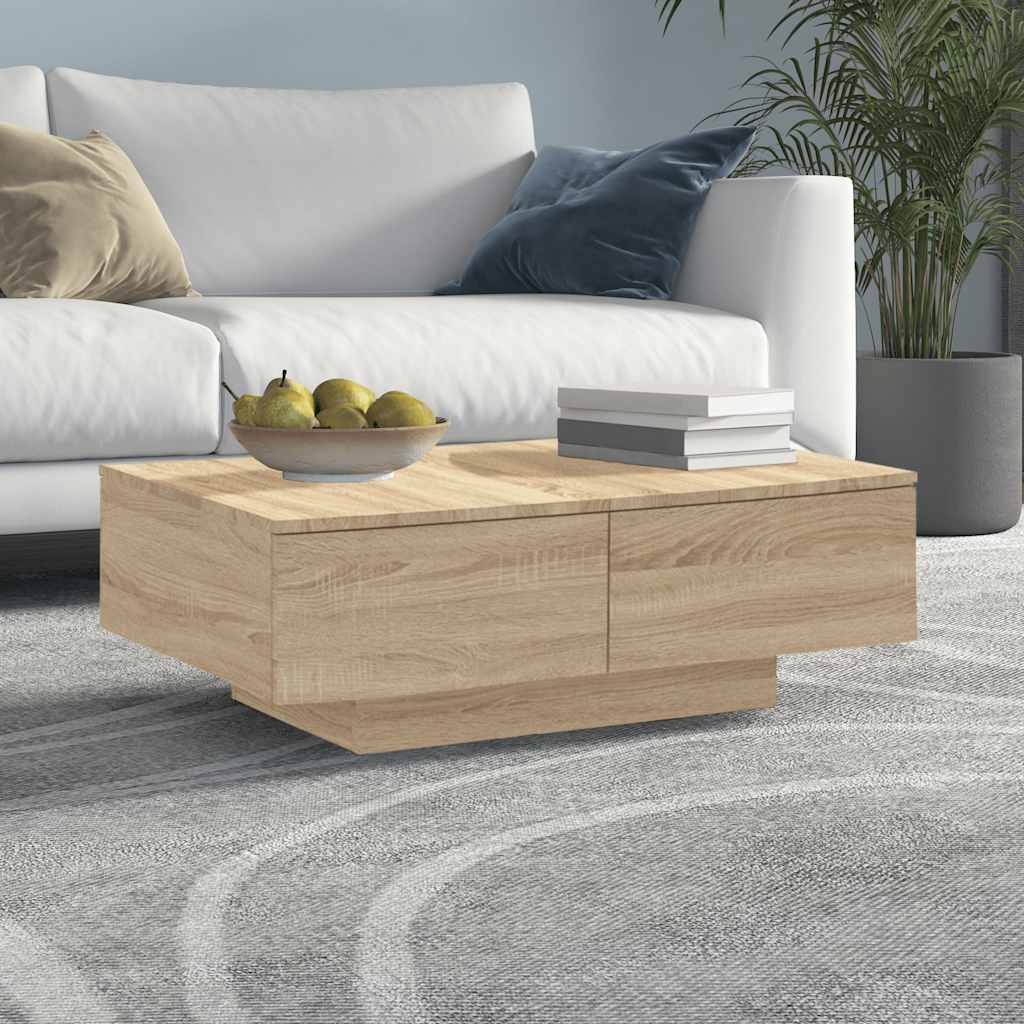 Salontafel Bewerkt Hout Kleurig
