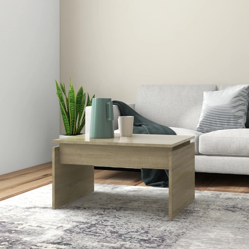 Salontafel 68X50X38 Cm Bewerkt Hout