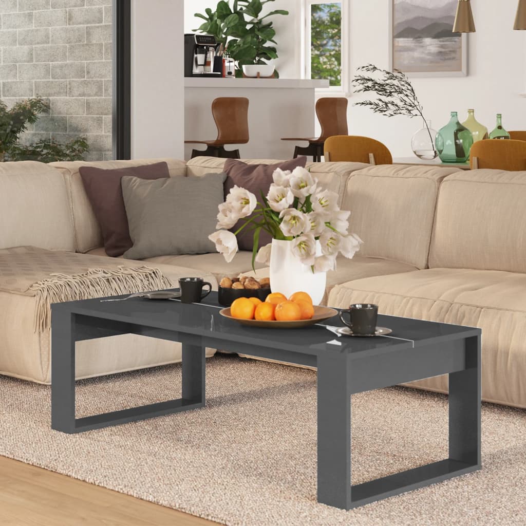 Bijzettafel 50X50X35 Cm Bewerkt Hout Kleurig