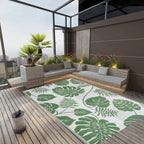 Buitenkleed Arakil Polypropeen Groen Groen Bladpatroon