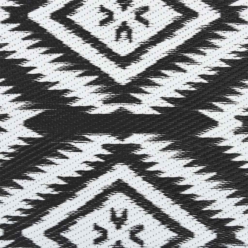 Buitenkleed Arakil Polypropeen Zwart Zwart Patroon