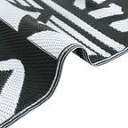 Buitenkleed Arakil Polypropeen Zwart Zwart Patroon