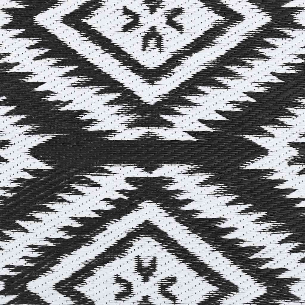 Buitenkleed Arakil Polypropeen Zwart Zwart Patroon