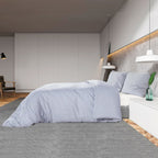 Dekbedovertrekset Lichtgewicht 225X220 Cm Microvezel Grijs