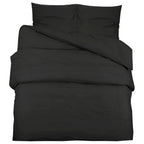 Dekbedovertrekset Lichtgewicht 240X220 Cm Microvezel Zwart