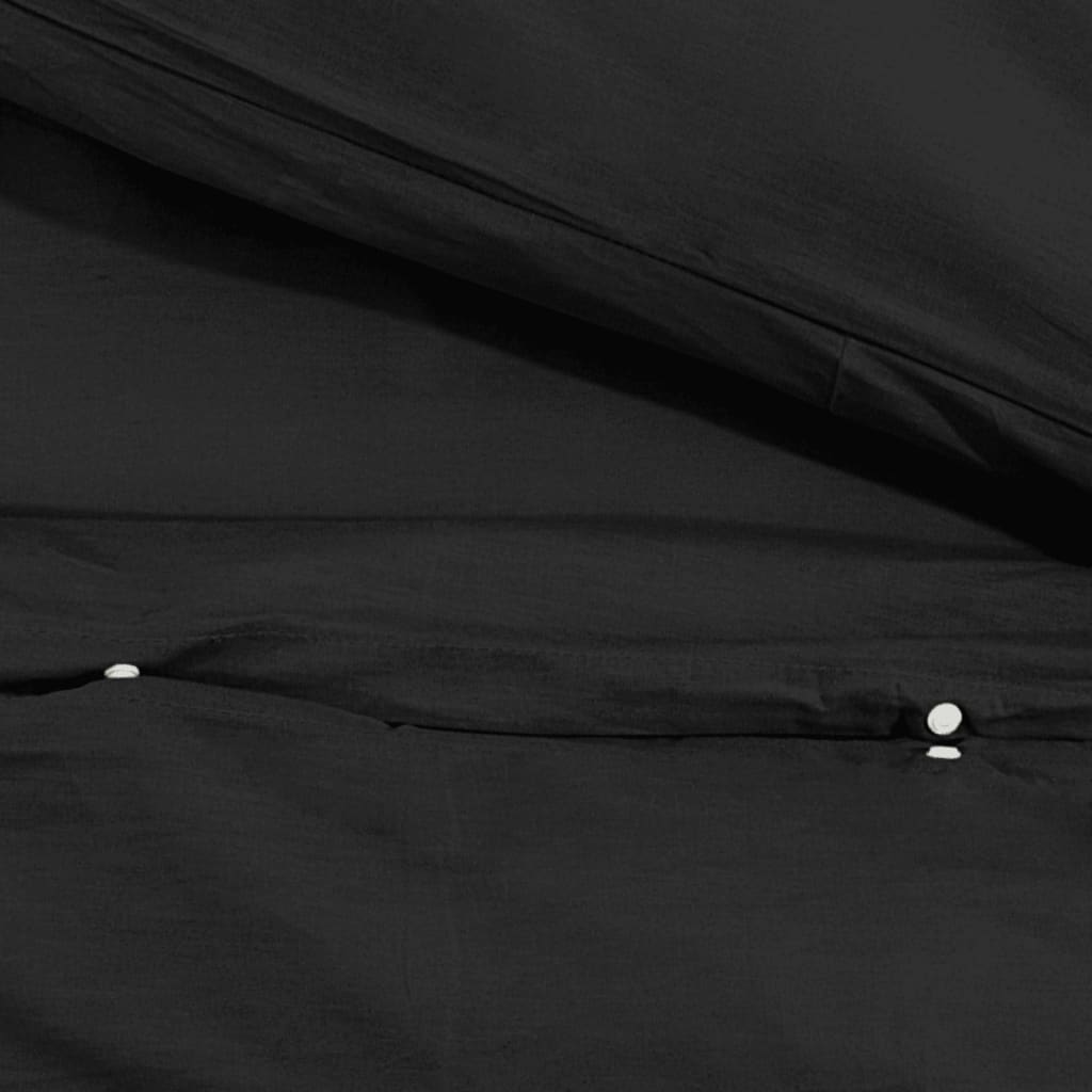 Dekbedovertrekset Lichtgewicht 200X220 Cm Microvezel Zwart