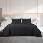 Dekbedovertrekset Lichtgewicht 260X220 Cm Microvezel Zwart