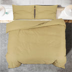 Dekbedovertrekset Lichtgewicht 135X200 Cm Microvezel Taupe