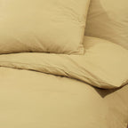 Dekbedovertrekset Lichtgewicht 135X200 Cm Microvezel Taupe