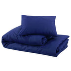 Dekbedovertrekset 135X200 Cm Microvezel Marine Blauw