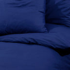 Dekbedovertrekset 135X200 Cm Microvezel Marine Blauw