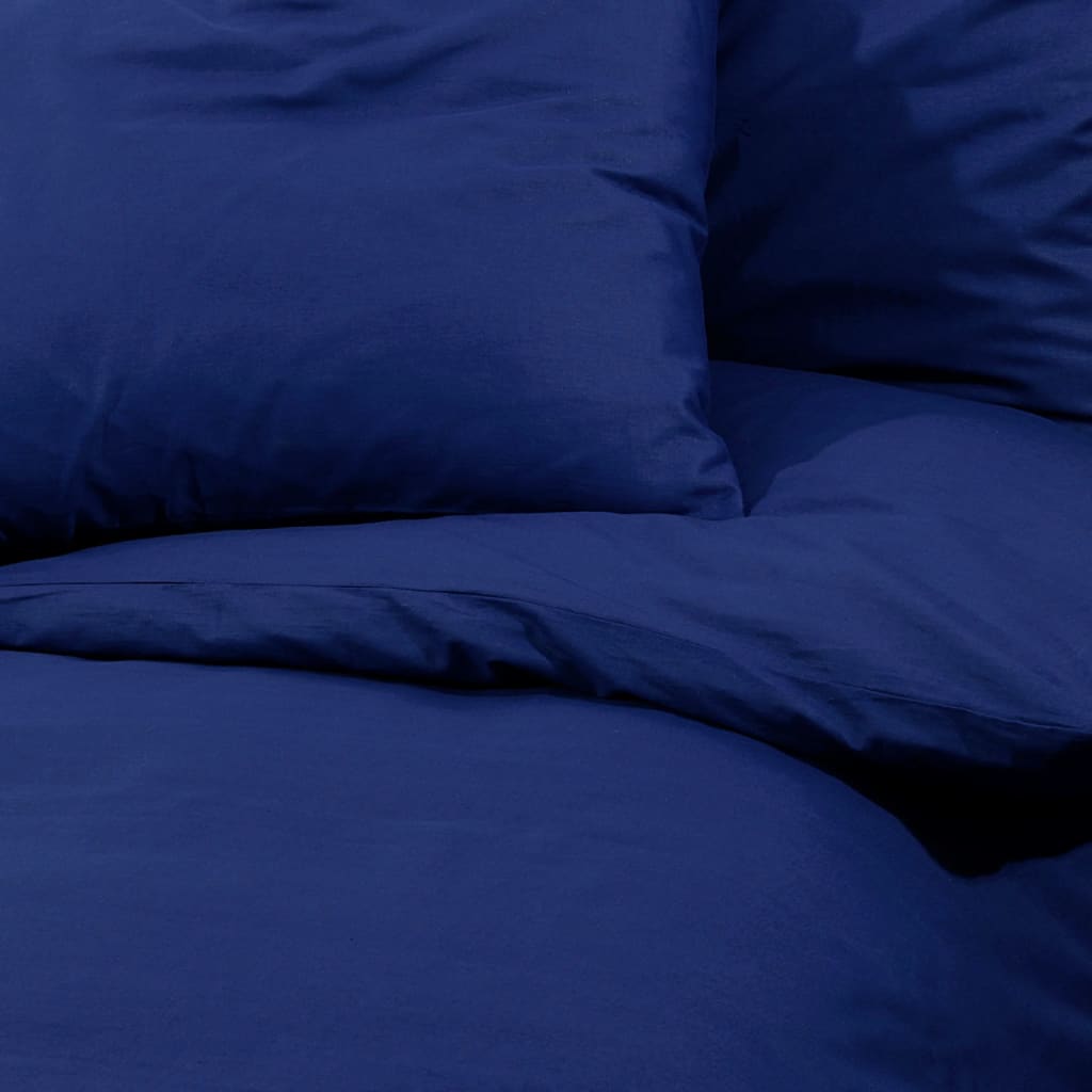 Dekbedovertrekset 140X200 Cm Microvezel Marine Blauw